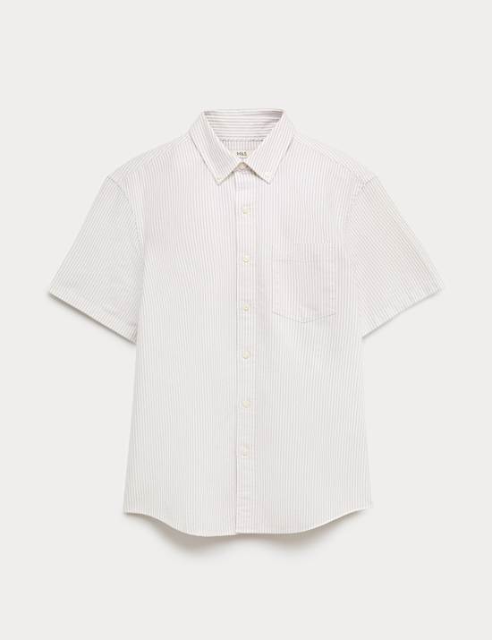 Camisa Oxford de rayas 100 % algod&oacute;n Ultimate