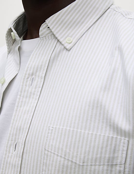 The Ultimate Pure Cotton Striped Oxford Shirt