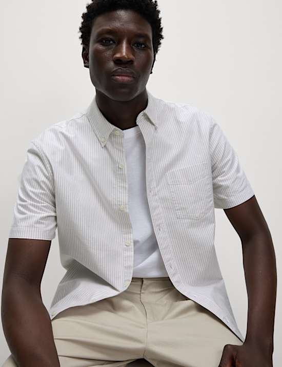 The Ultimate Pure Cotton Striped Oxford Shirt