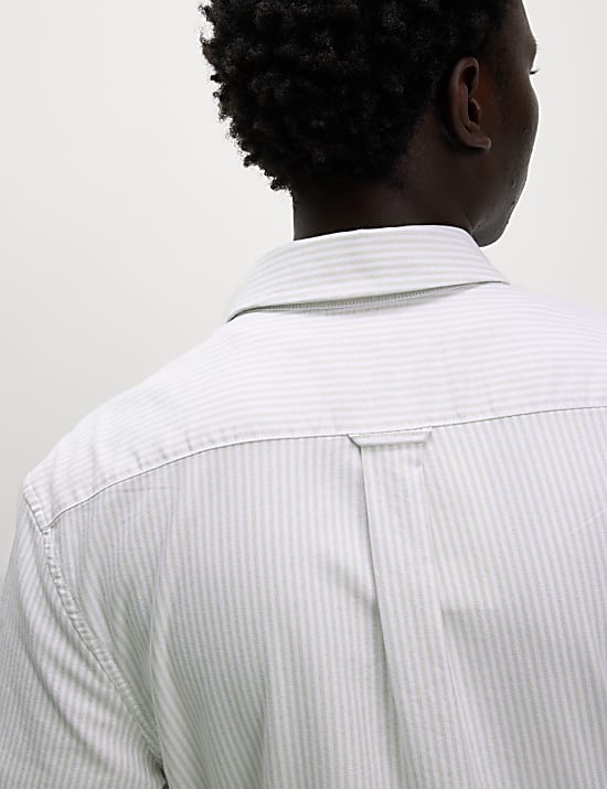The Ultimate Pure Cotton Striped Oxford Shirt