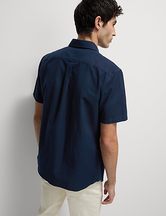 2pk Pure Cotton Oxford Shirts