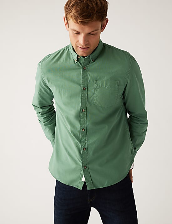 Pure Cotton Oxford Shirt