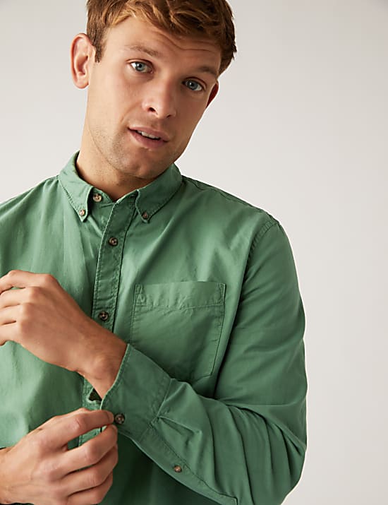 Pure Cotton Oxford Shirt