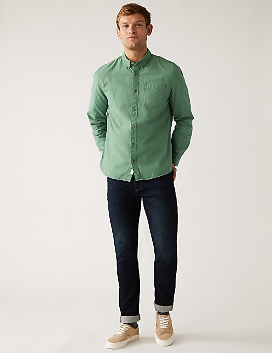 Pure Cotton Oxford Shirt