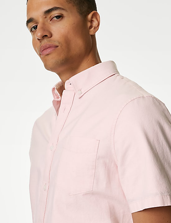 Easy Iron Pure Cotton Oxford Shirt