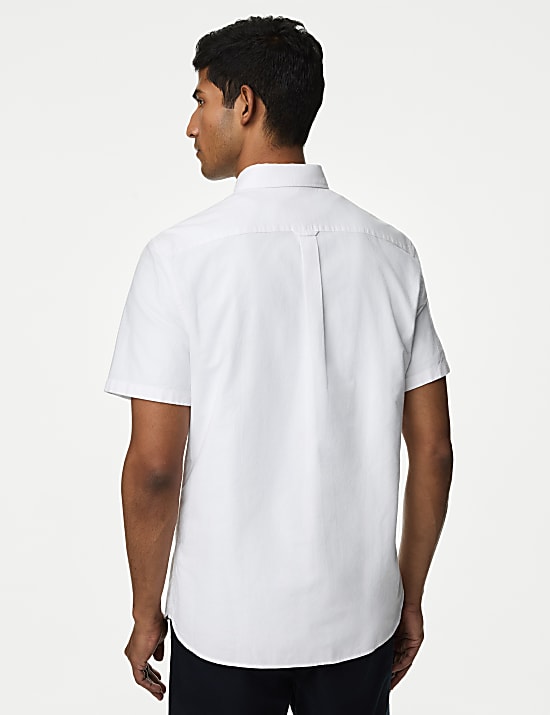 Chemise Oxford 100 % coton, repassage facile