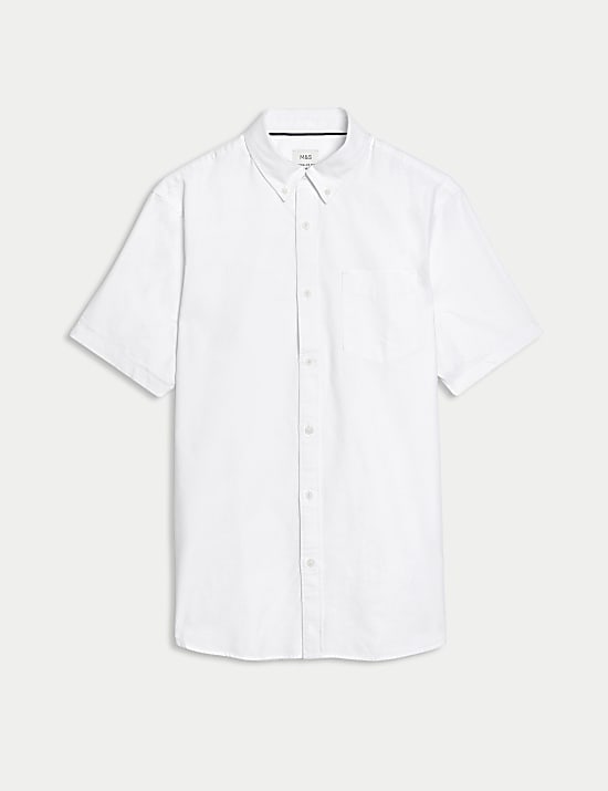 Chemise Oxford 100 % coton, repassage facile