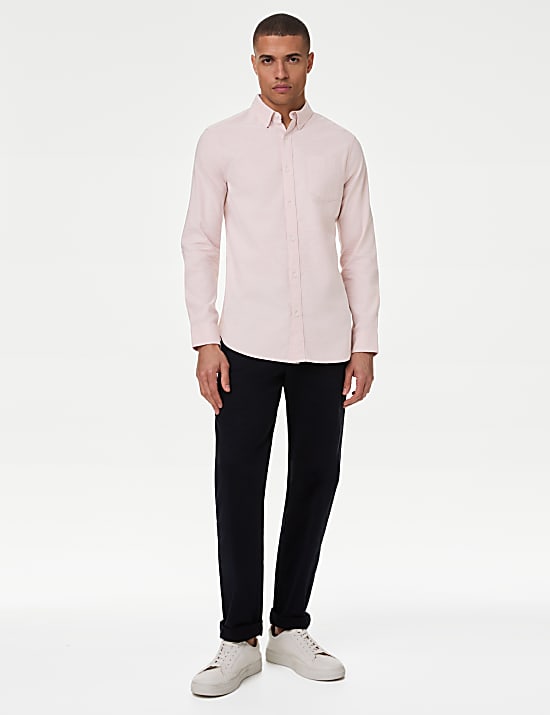 Slim Fit Pure Cotton Oxford Shirt