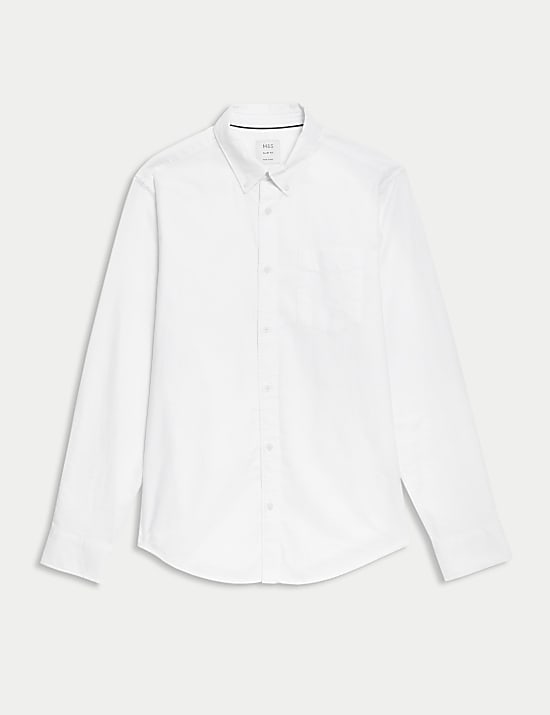 Slim Fit Pure Cotton Oxford Shirt