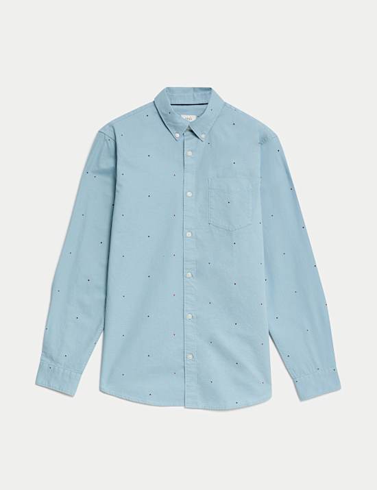 Easy Iron Pure Cotton Oxford Shirt