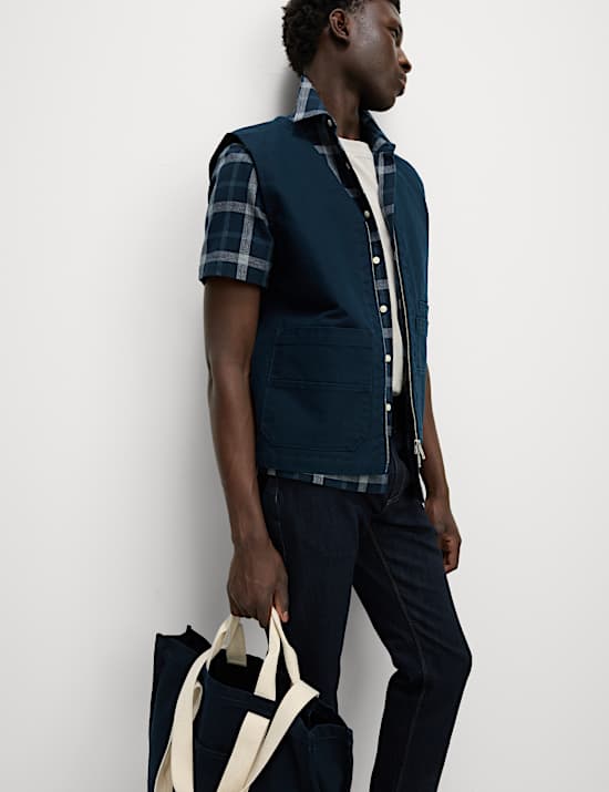 Regular Fit Pure Cotton Check Shirt