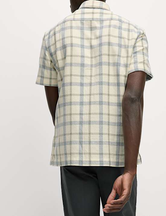 Regular Fit Pure Cotton Check Shirt
