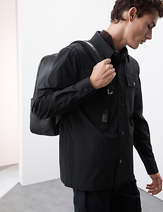 Cotton Rich Overshirt