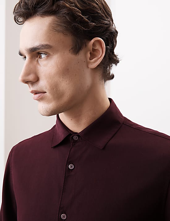 Garment Dyed Lyocell Shirt