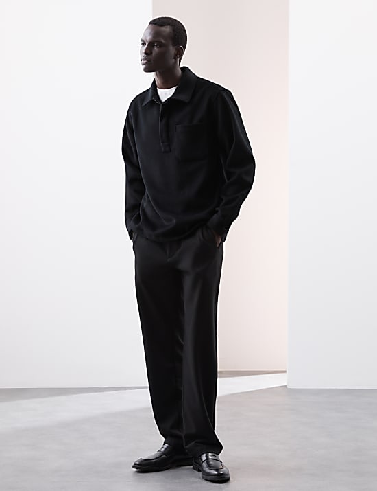 Wool Blend Overhead Shirt