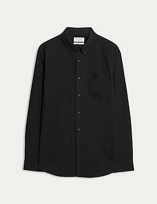 Slim Fit Cotton Rich Oxford Shirt