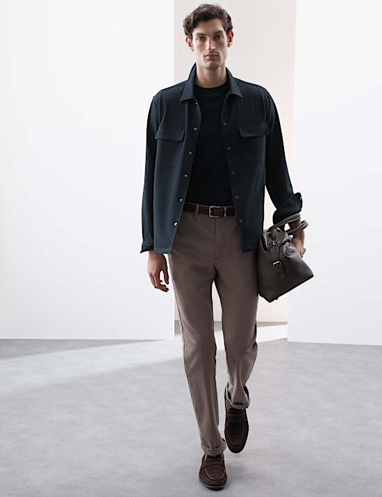 Overshirt van seersucker