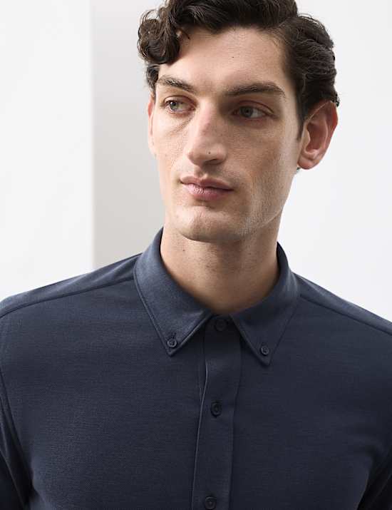 Regular Fit Easy Iron Modal Rich Shirt