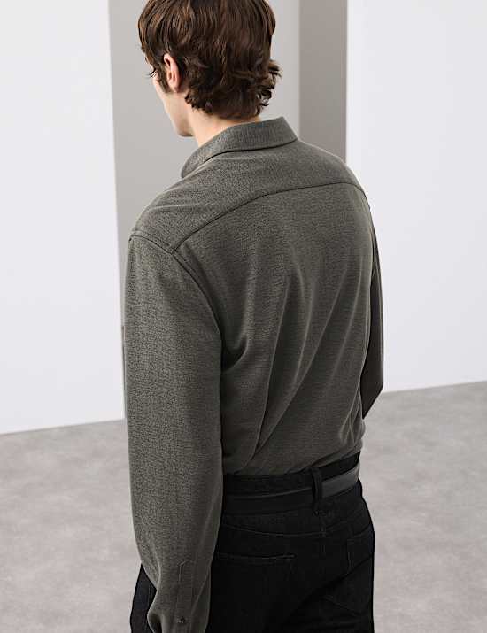 Regular Fit Easy Iron Modal Rich Shirt