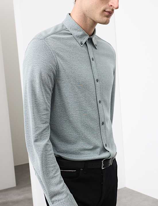 Regular Fit Easy Iron Modal Rich Shirt