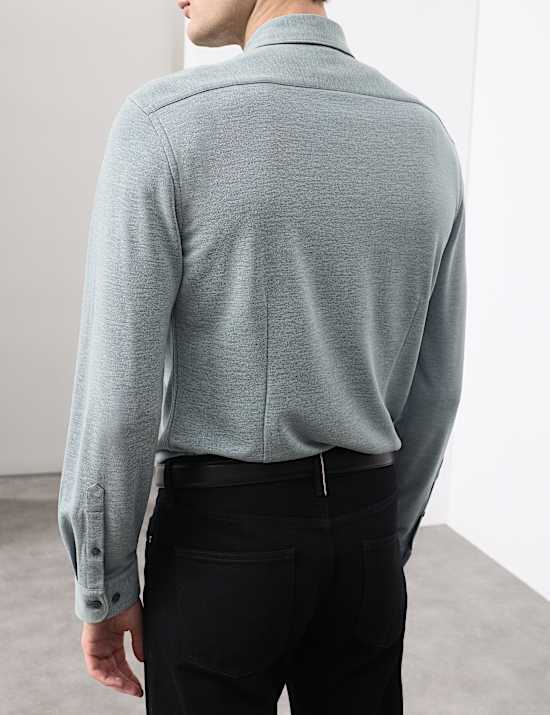 Regular Fit Easy Iron Modal Rich Shirt