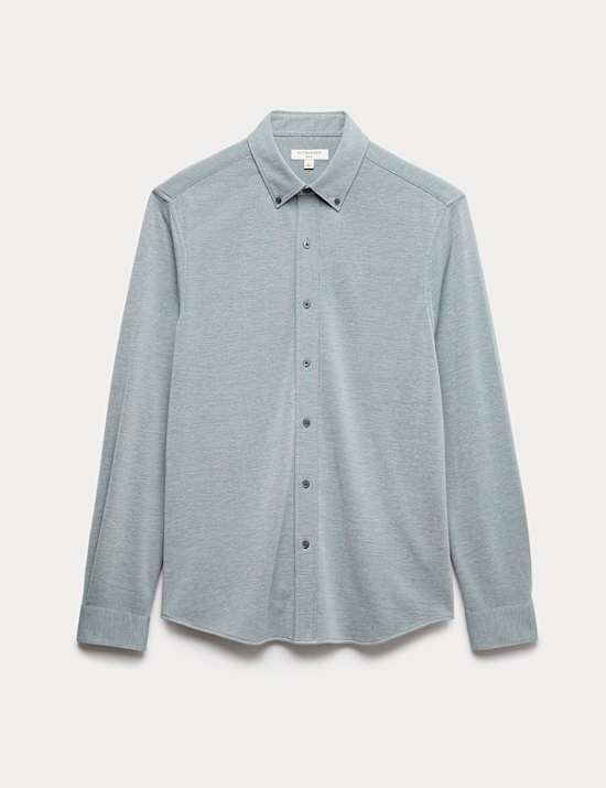 Regular Fit Easy Iron Modal Rich Shirt