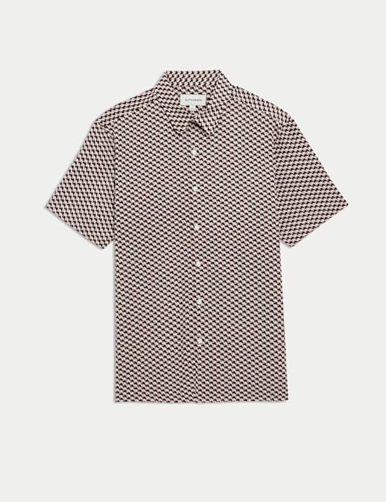 Geometric Print Shirt