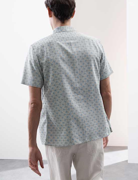 Geometric Print Shirt