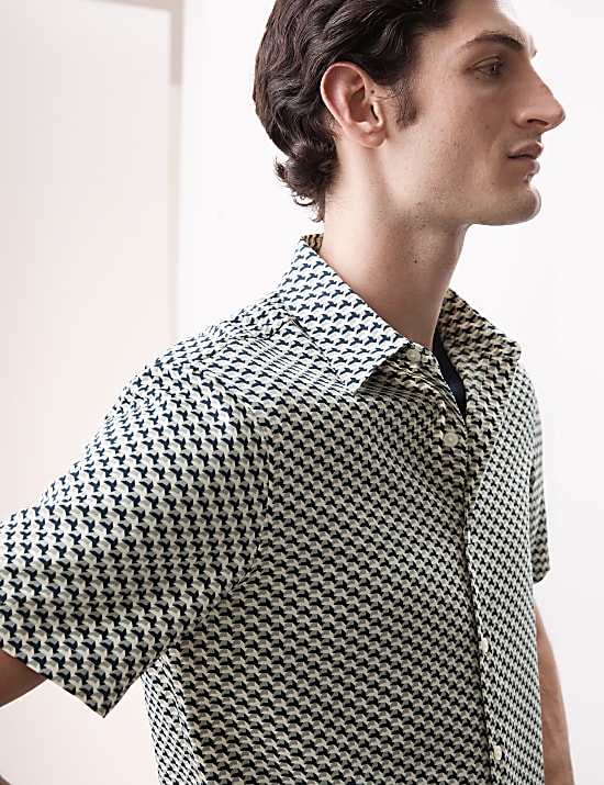 Geometric Print Shirt