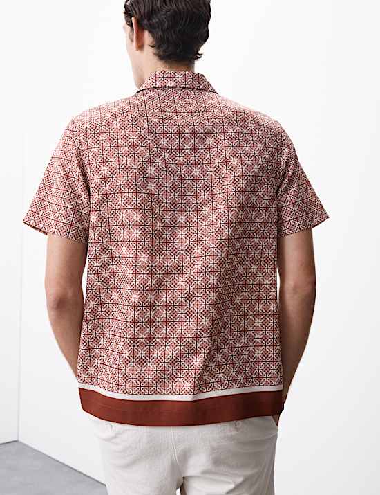 Geometric Print Shirt