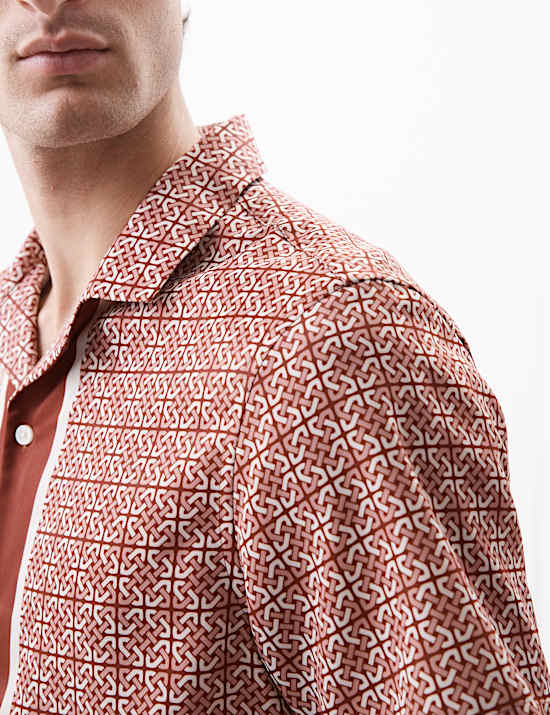 Geometric Print Shirt