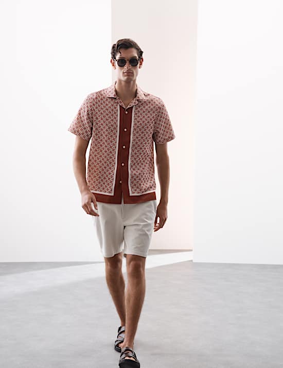 Geometric Print Shirt