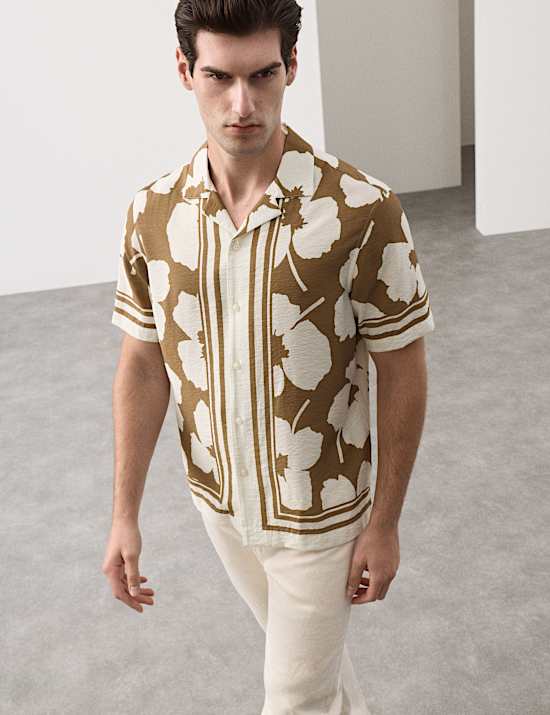 Floral Short Sleeve Shirt