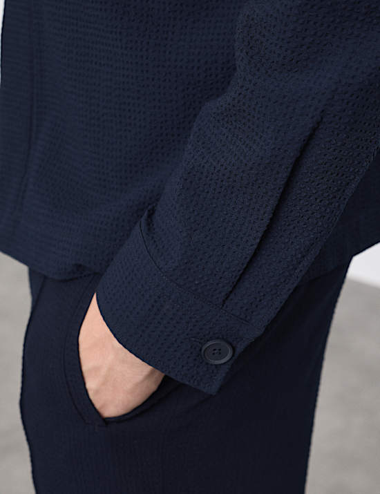 Seersucker Overshirt