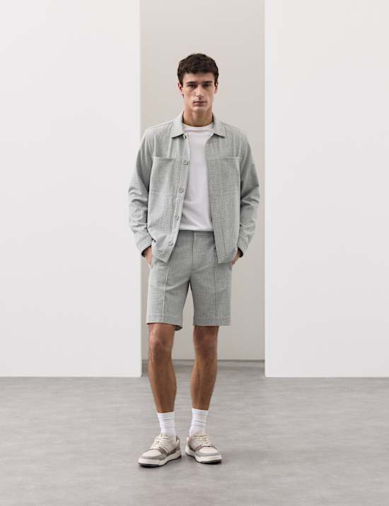 Seersucker Overshirt