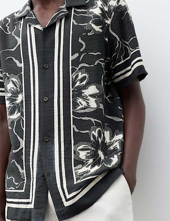 Floral Short Sleeve Shirt