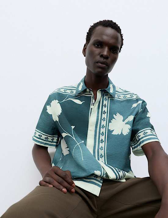 Floral Short Sleeve Shirt