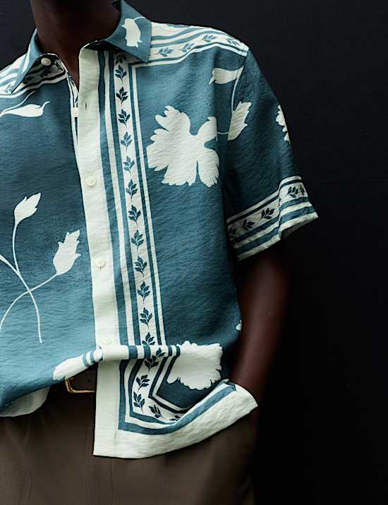Floral Short Sleeve Shirt