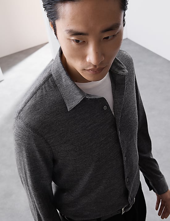 Pure Merino Wool Shirt