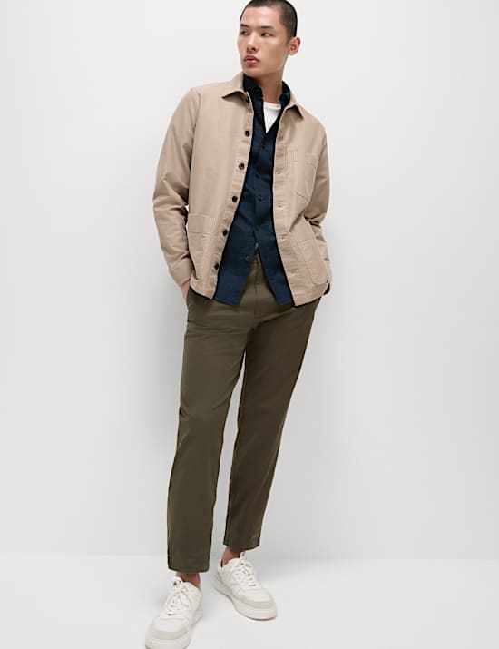 Easy Iron Pure Cotton Textured Shirt