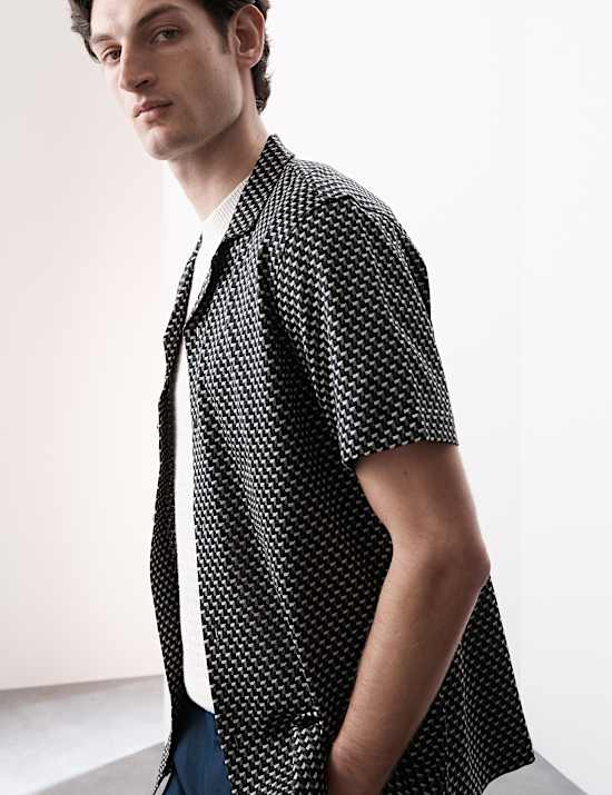 Regular Fit Pure Cotton Short Sleeve Shirt