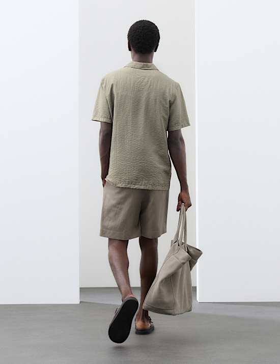 Short Sleeve Geometric Shirt