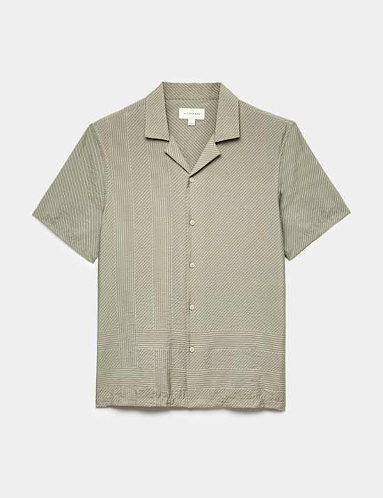 Short Sleeve Geometric Shirt