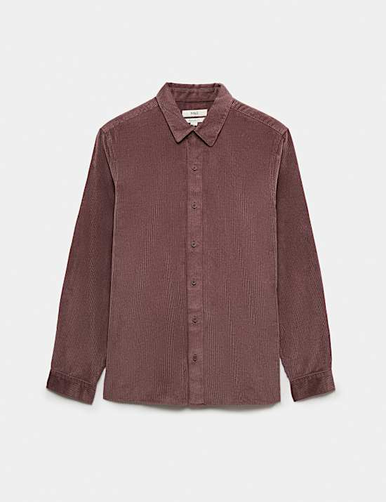 Pure Cotton Fine Corduroy Shirt