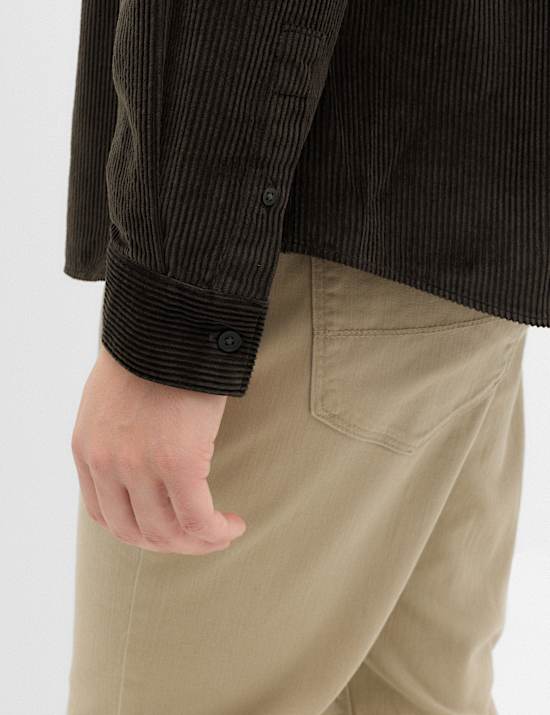 Pure Cotton Fine Corduroy Shirt