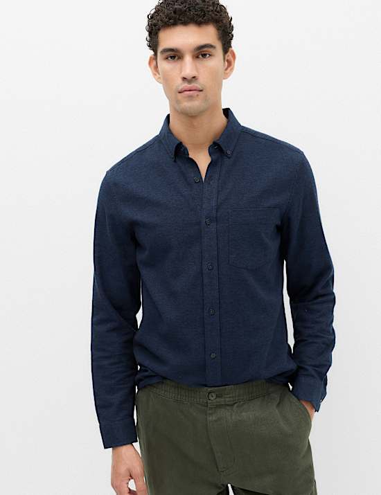Pure Cotton Flannel Shirt