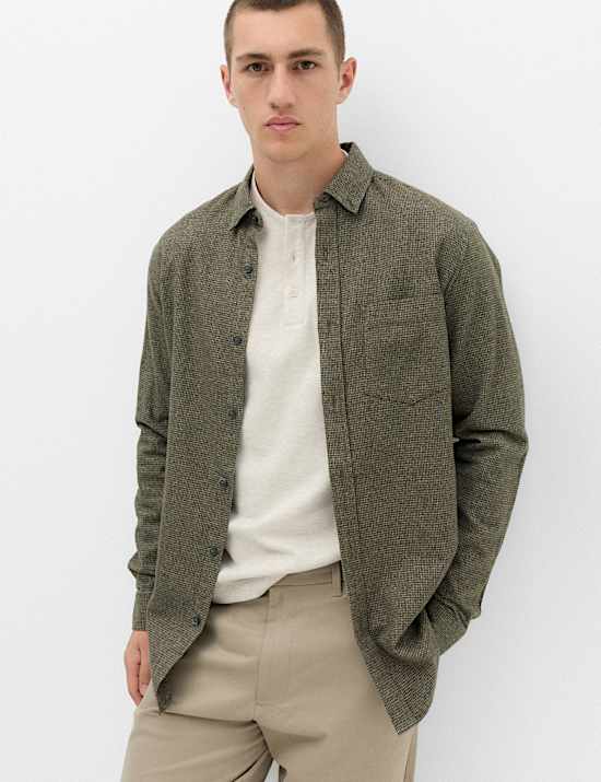 Pure Cotton Flannel Shirt