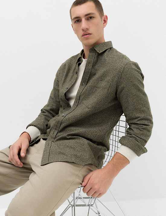 Pure Cotton Flannel Shirt