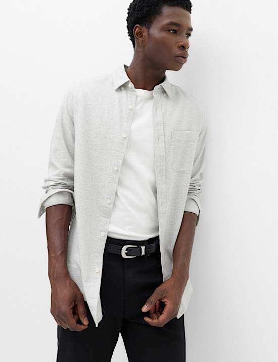 Pure Cotton Flannel Shirt