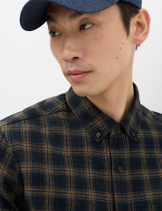 Pure Cotton Flannel Shirt